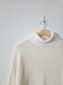 J.Crew Cotton Cashmere Turtleneck Sweater (S)