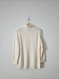 J.Crew Cotton Cashmere Turtleneck Sweater (S)
