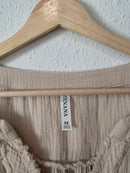 Zenana Neutral Cotton Gauze Top (3X)
