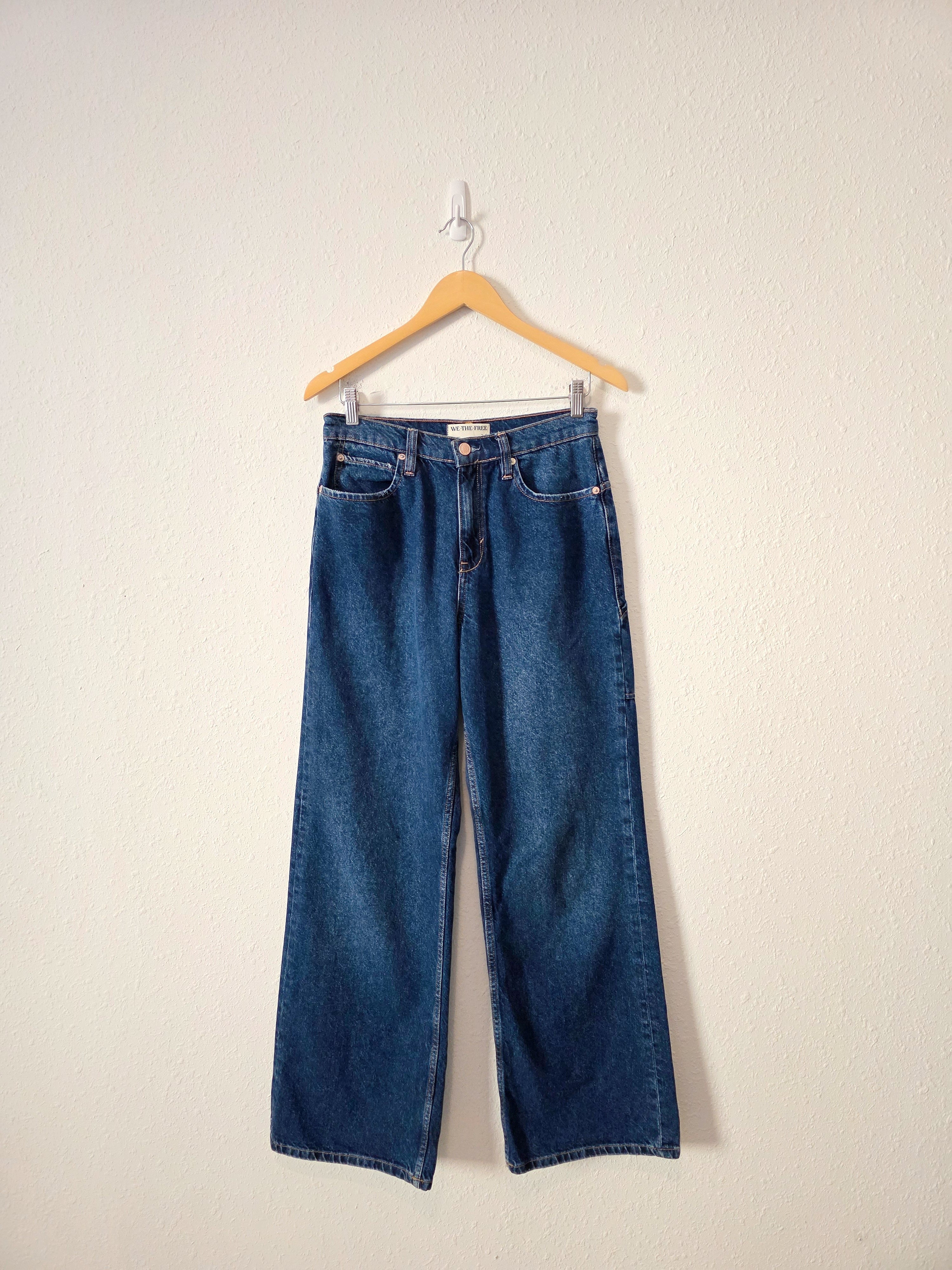 Free People Baggy Wide Leg Jeans (28)