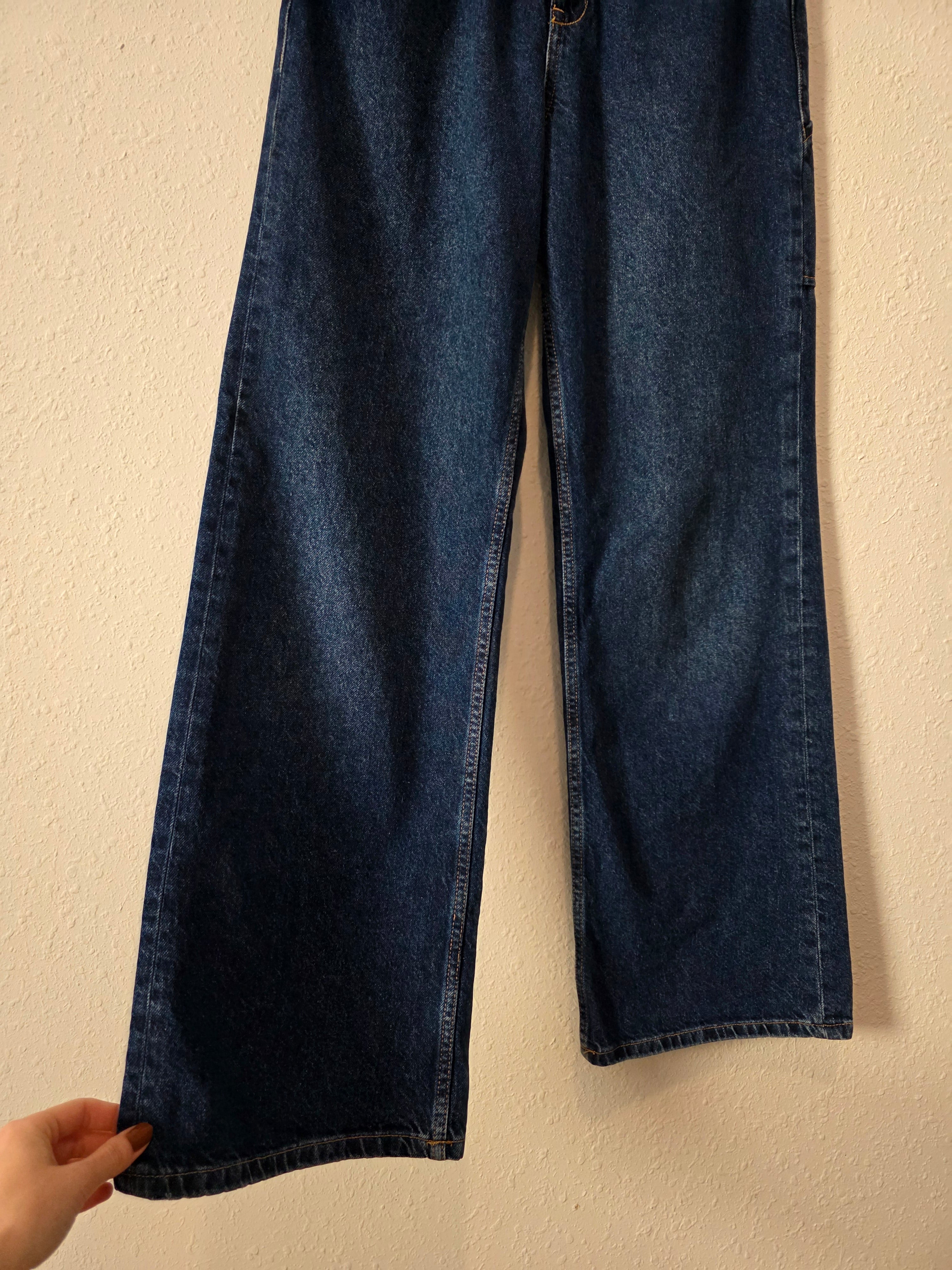Free People Baggy Wide Leg Jeans (28)