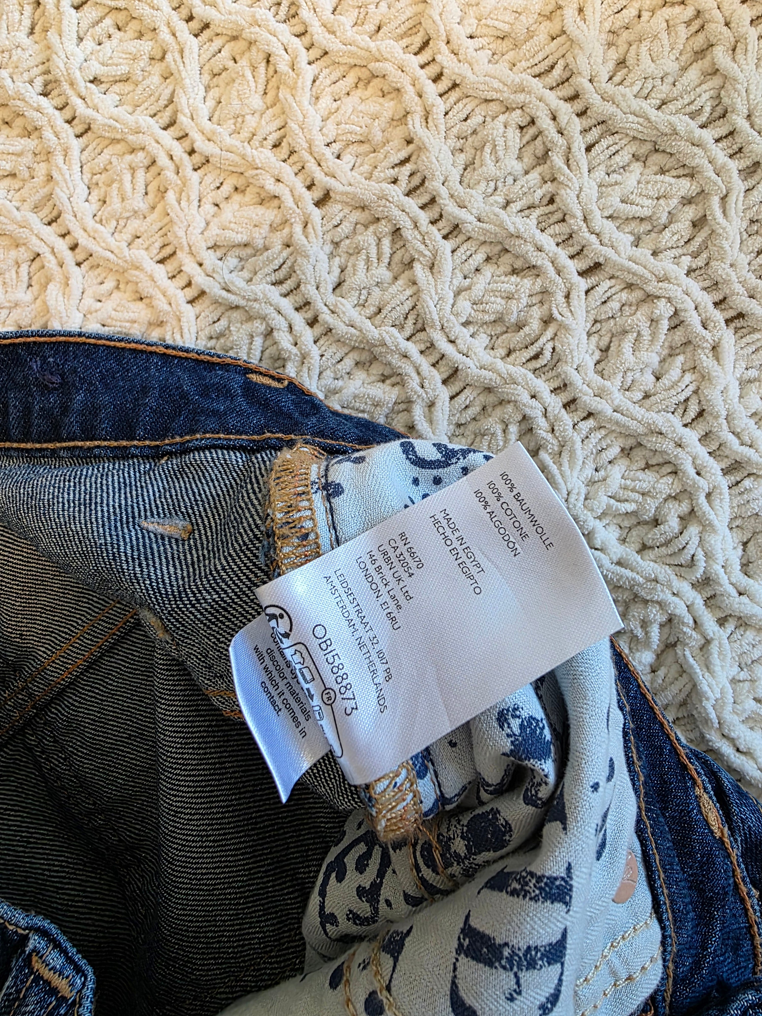 Free People Baggy Wide Leg Jeans (28)
