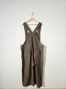 Liz Alig Striped Wide Leg Overalls (XL)