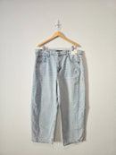 NEW Light Wash Barrel Jeans (18)