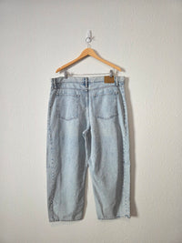 NEW Light Wash Barrel Jeans (18)