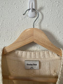 Oversized Cable Knit Sweater (XXS-S)