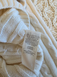 Oversized Cable Knit Sweater (XXS-S)