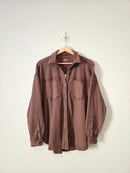 NEW Aerie Brown Waffle Shirt Jacket (XS)