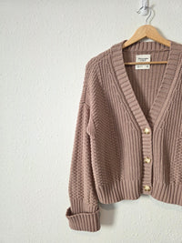 Abercrombie Textured Cardigan Sweater (M)