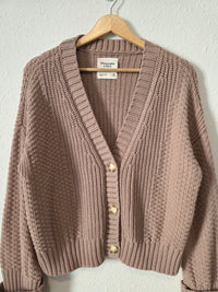 Abercrombie Textured Cardigan Sweater (M)