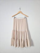 Urban Outfitters Neutral Midi Skirt (M)