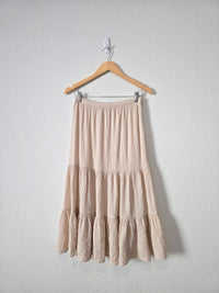 Urban Outfitters Neutral Midi Skirt (M)