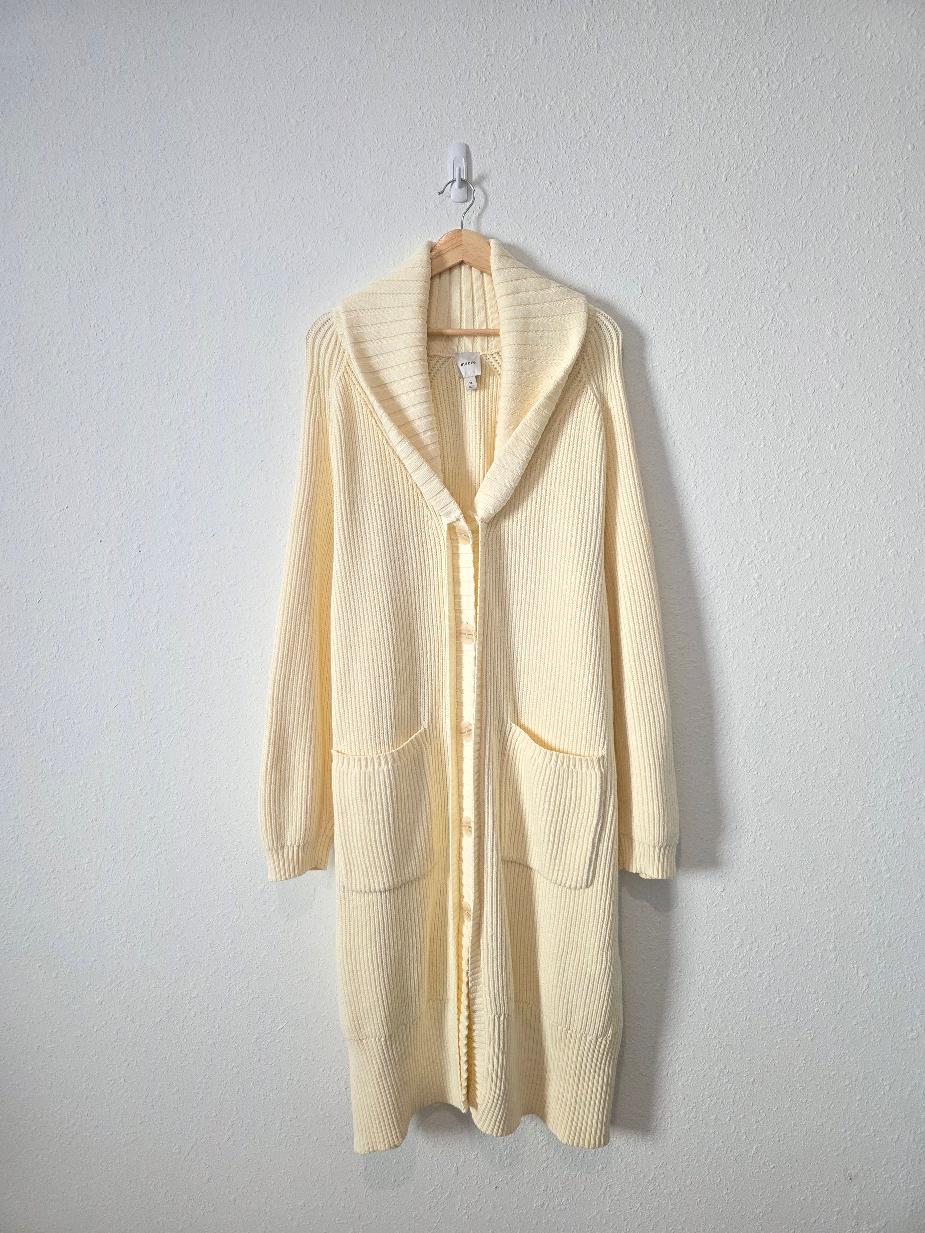 Anthropologie Longline Coatigan Sweater (3X)