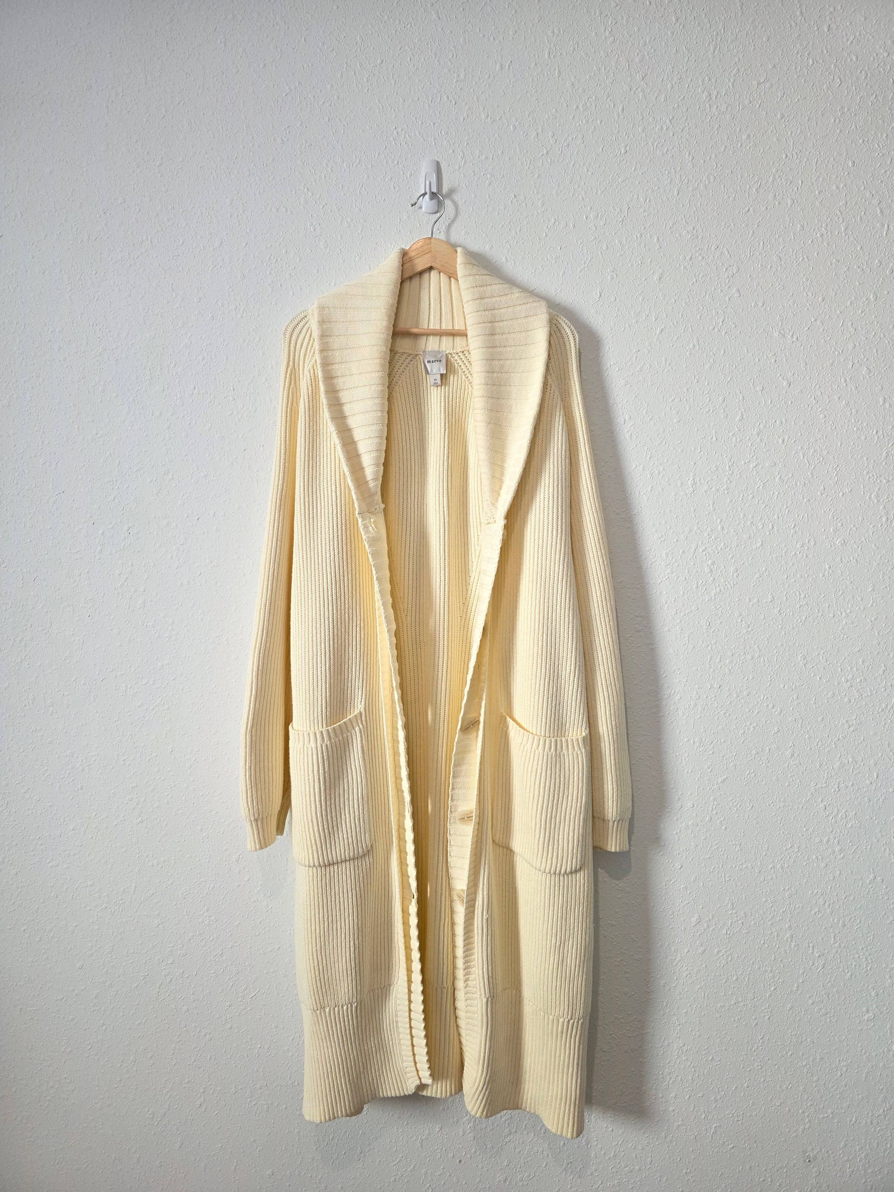Anthropologie Longline Coatigan Sweater (3X)