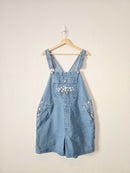 Vintage Floral Embroidered Shortalls (XL)