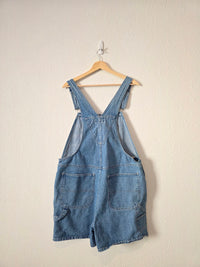 Vintage Floral Embroidered Shortalls (XL)