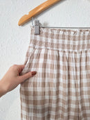 Aerie Gingham Wide Leg Pants (M)