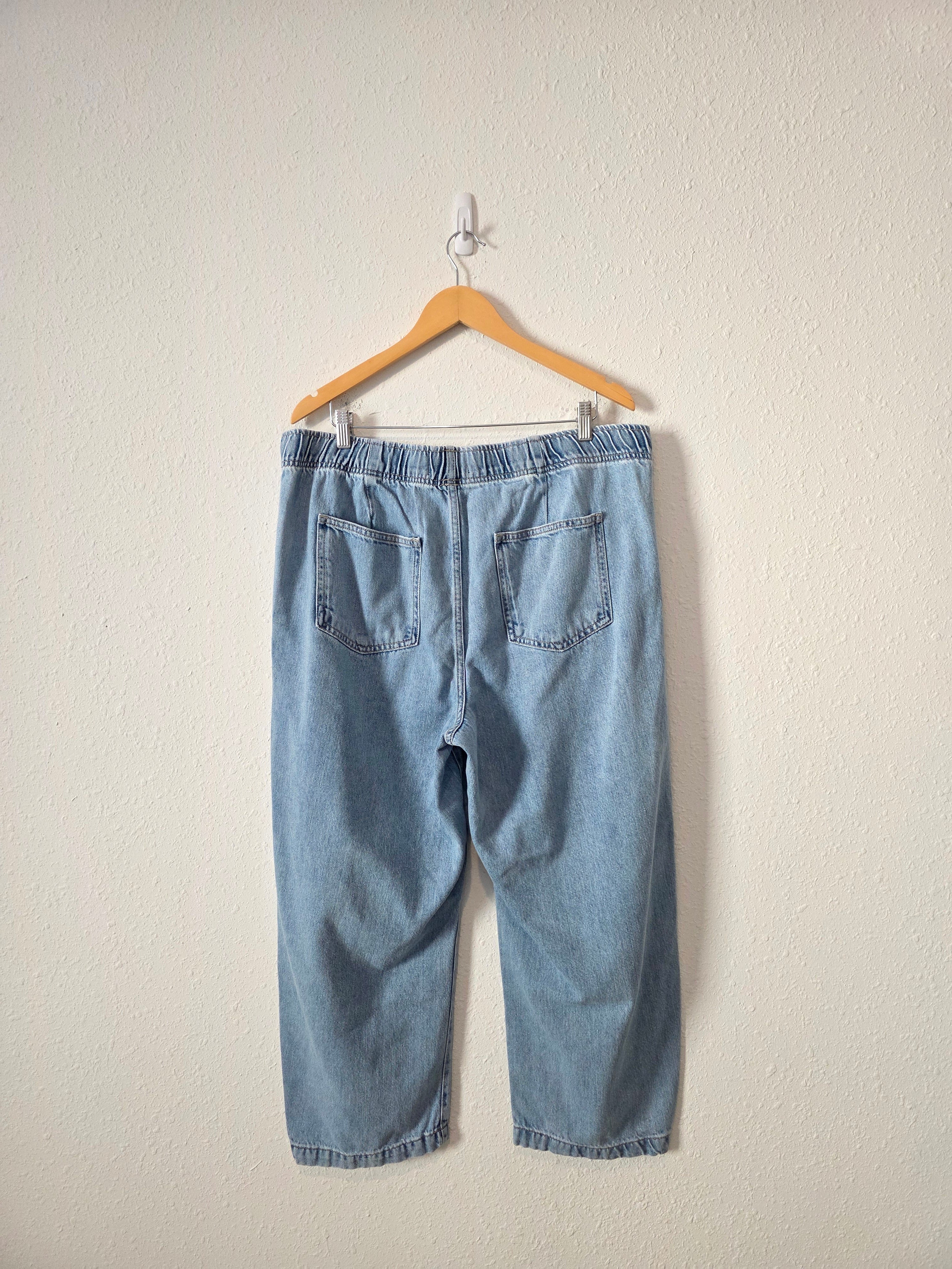 Gap Light Wash Easy Barrel Jeans (XL)