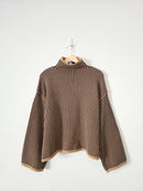 NEW Elan Striped Turtleneck Sweater (S)