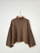 NEW Elan Striped Turtleneck Sweater (S)