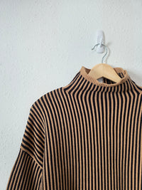 NEW Elan Striped Turtleneck Sweater (S)