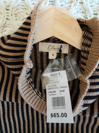 NEW Elan Striped Turtleneck Sweater (S)