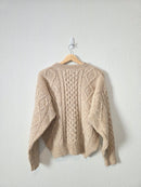 Vintage LL Bean Wool Fisherman Sweater (M)