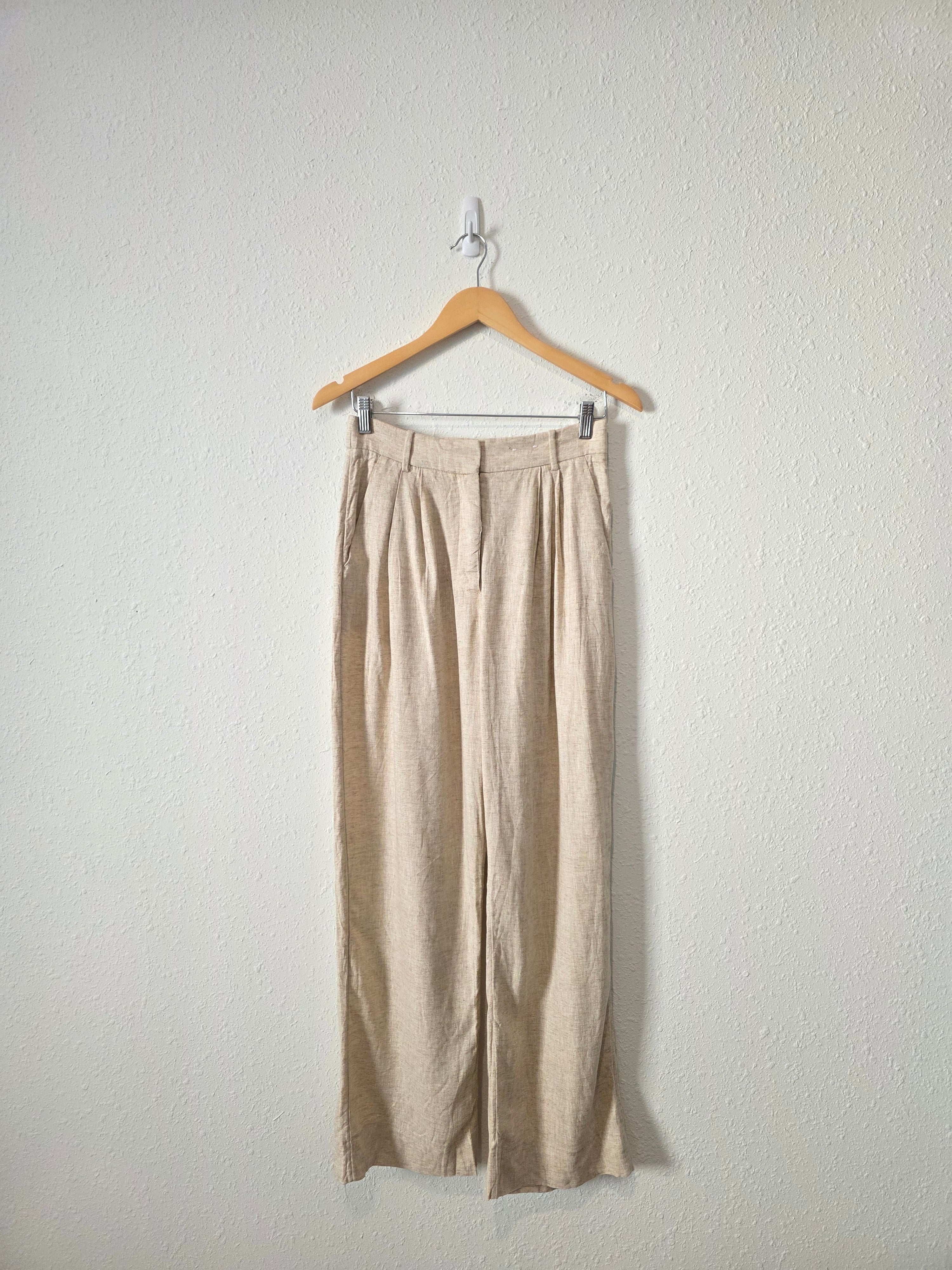 Abercrombie Linen Blend Wide Leg Pants (27/4)