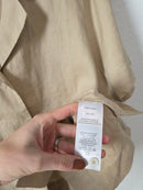 Quince Boxy Linen Button Up (L)