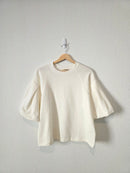 Madewell Puff Sleeve Sweatshirt Tee (S)