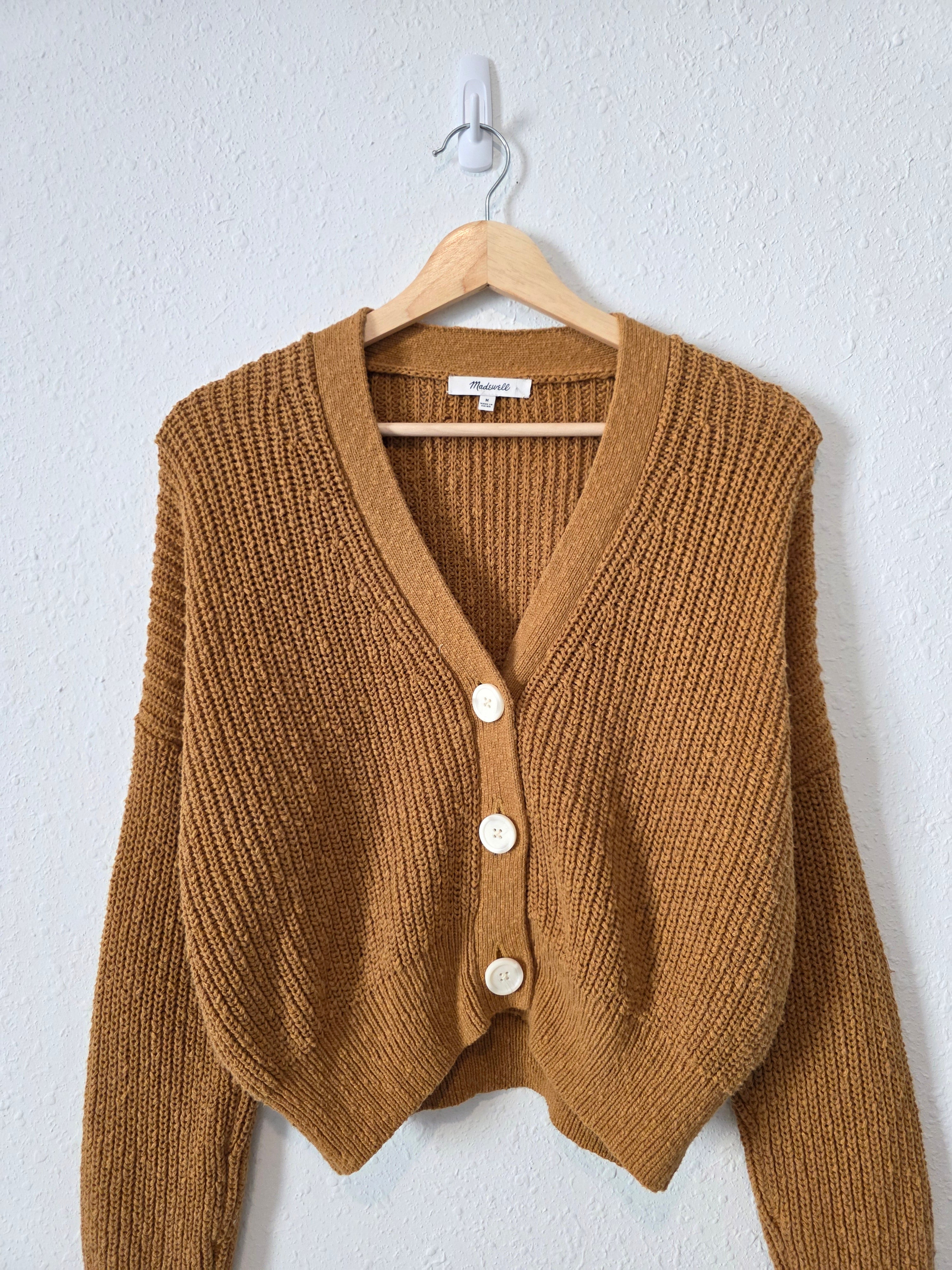Madewell Cotton Cardigan Sweater (M)