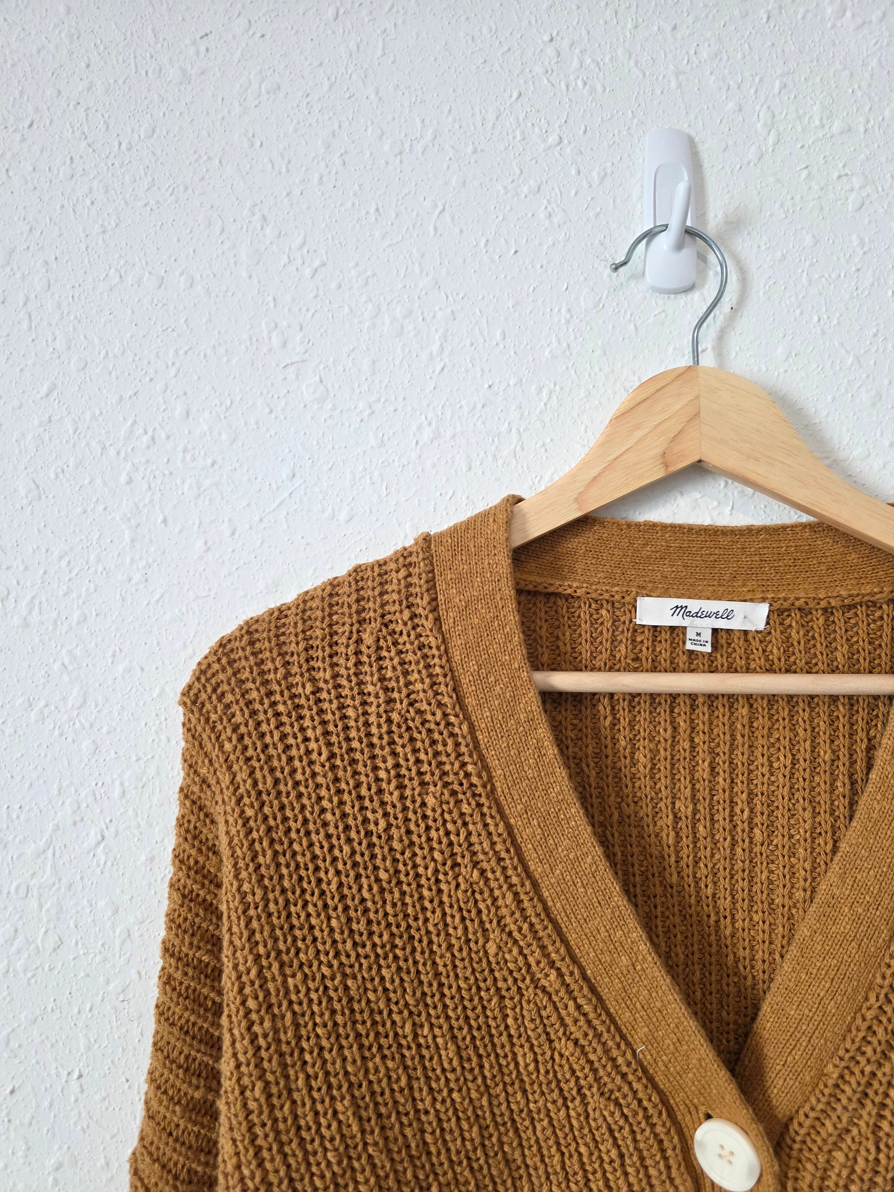 Madewell Cotton Cardigan Sweater (M)