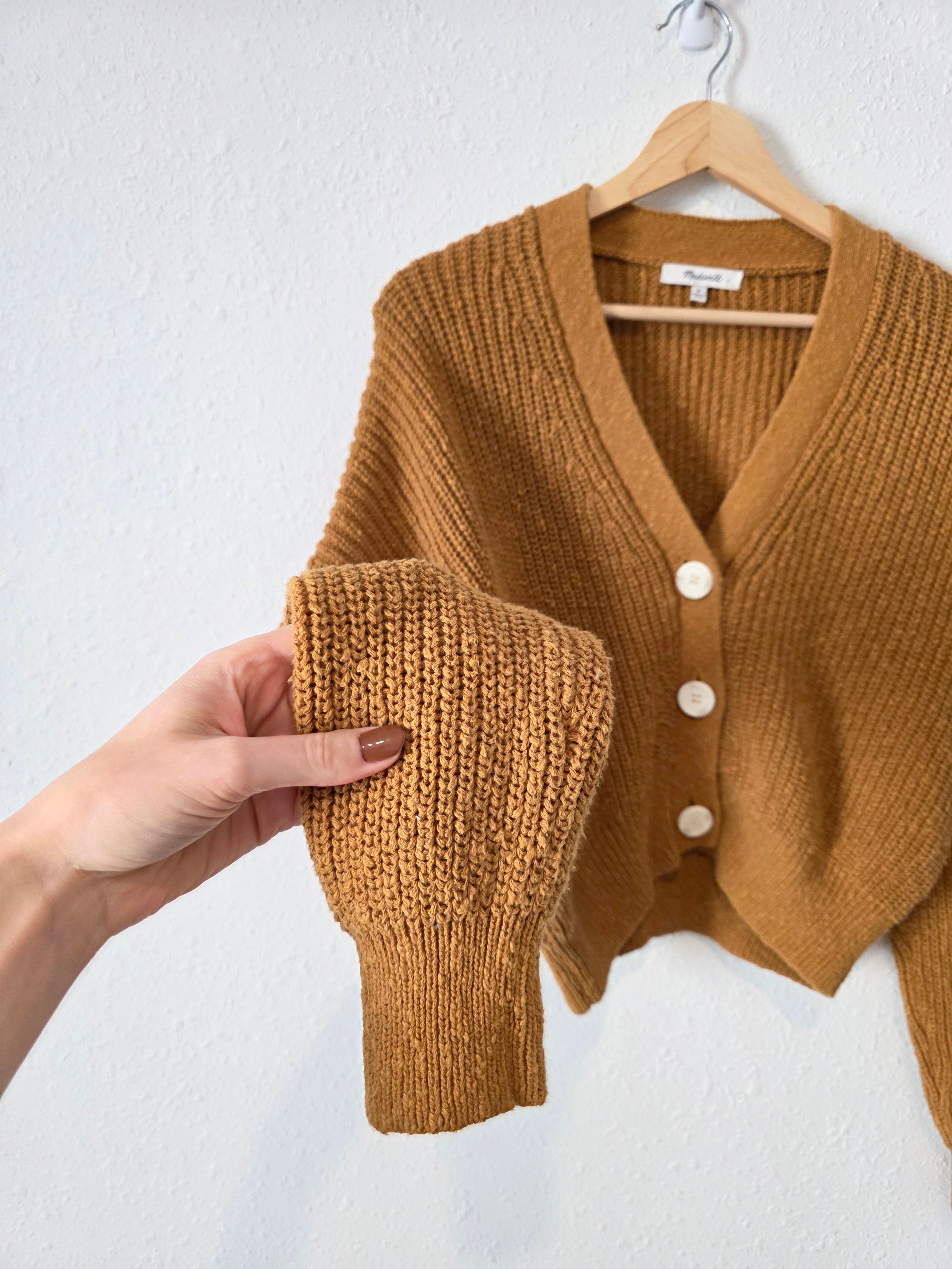 Madewell Cotton Cardigan Sweater (M)