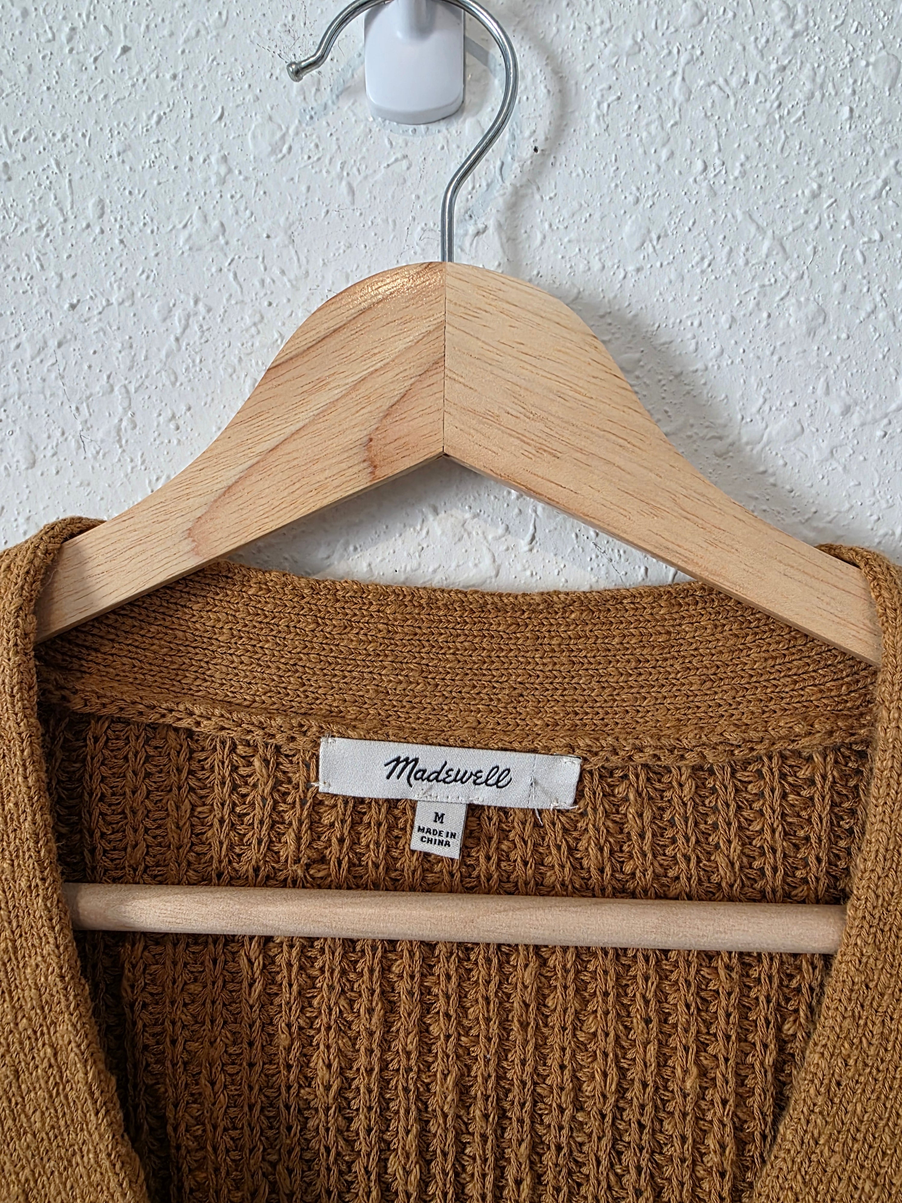 Madewell Cotton Cardigan Sweater (M)