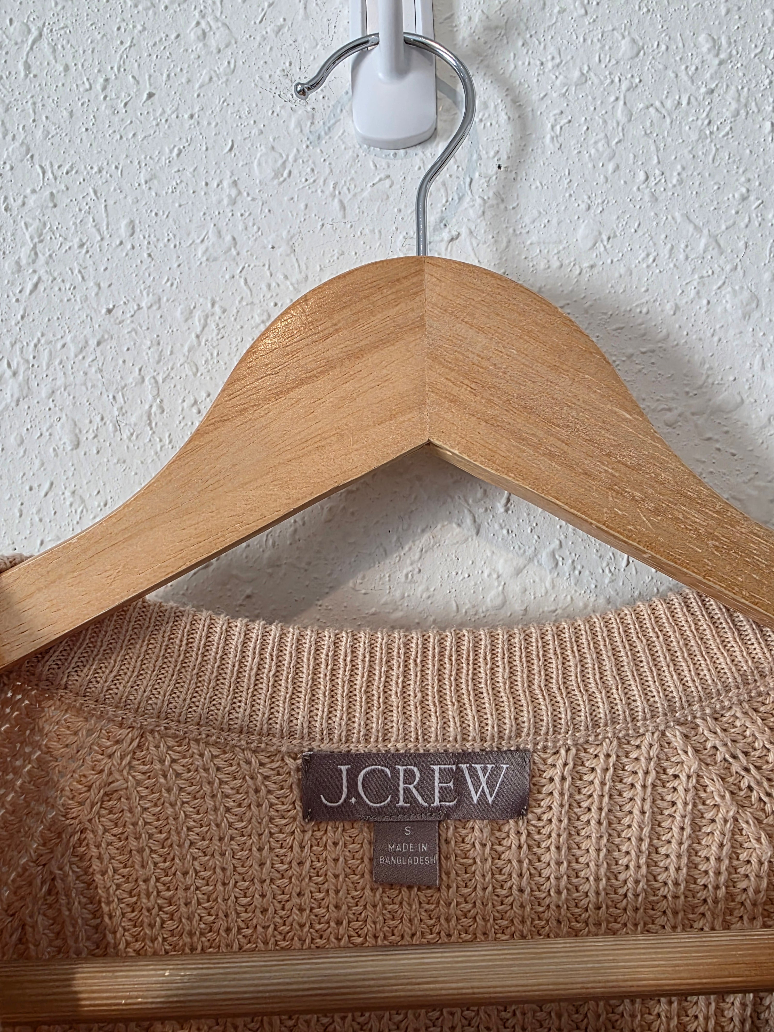 J.Crew Cotton Crewneck Sweater (S)