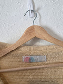 Free People Textured V Neck Sweater (L)