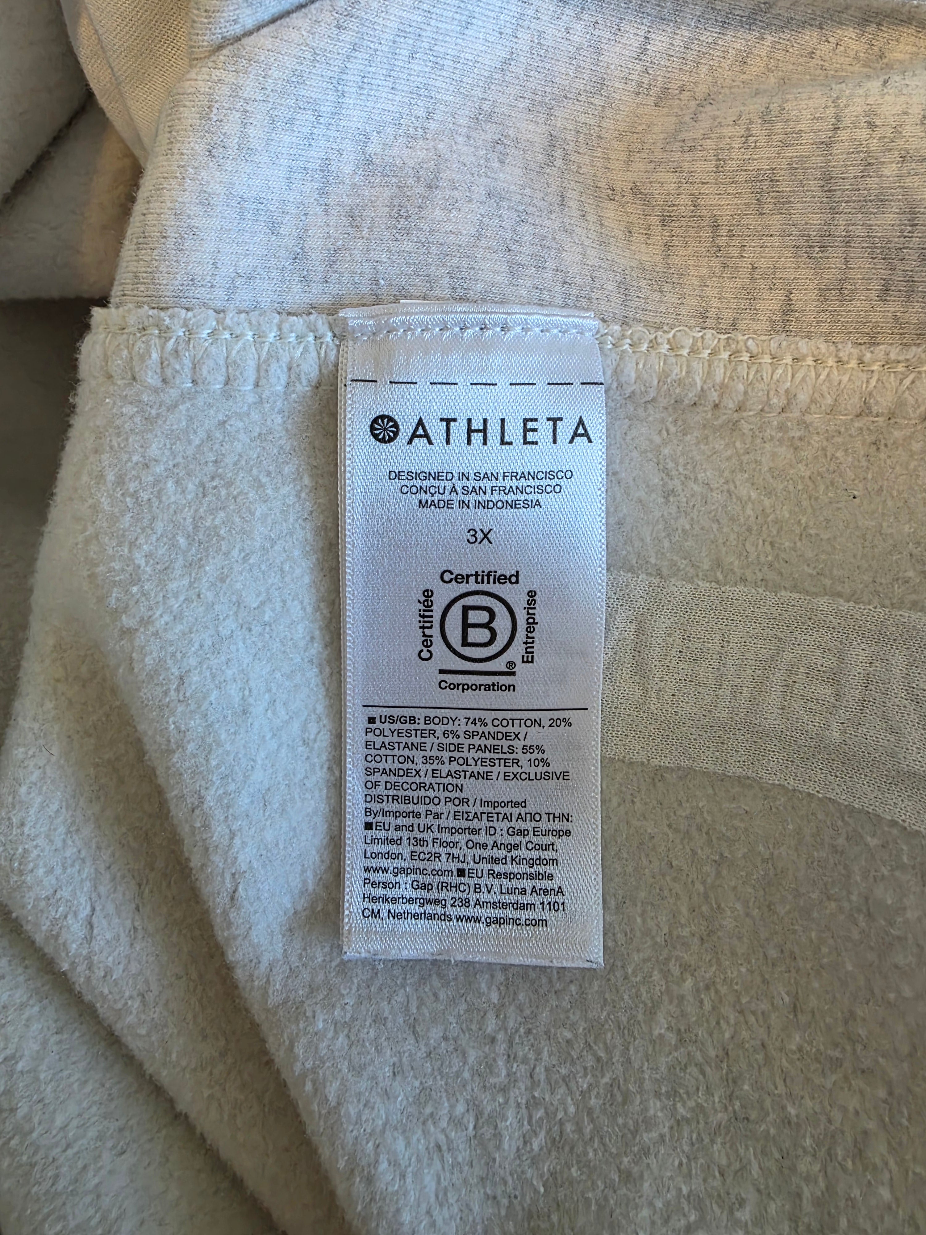 Athleta Quarter Zip Sweatshirt (3X)
