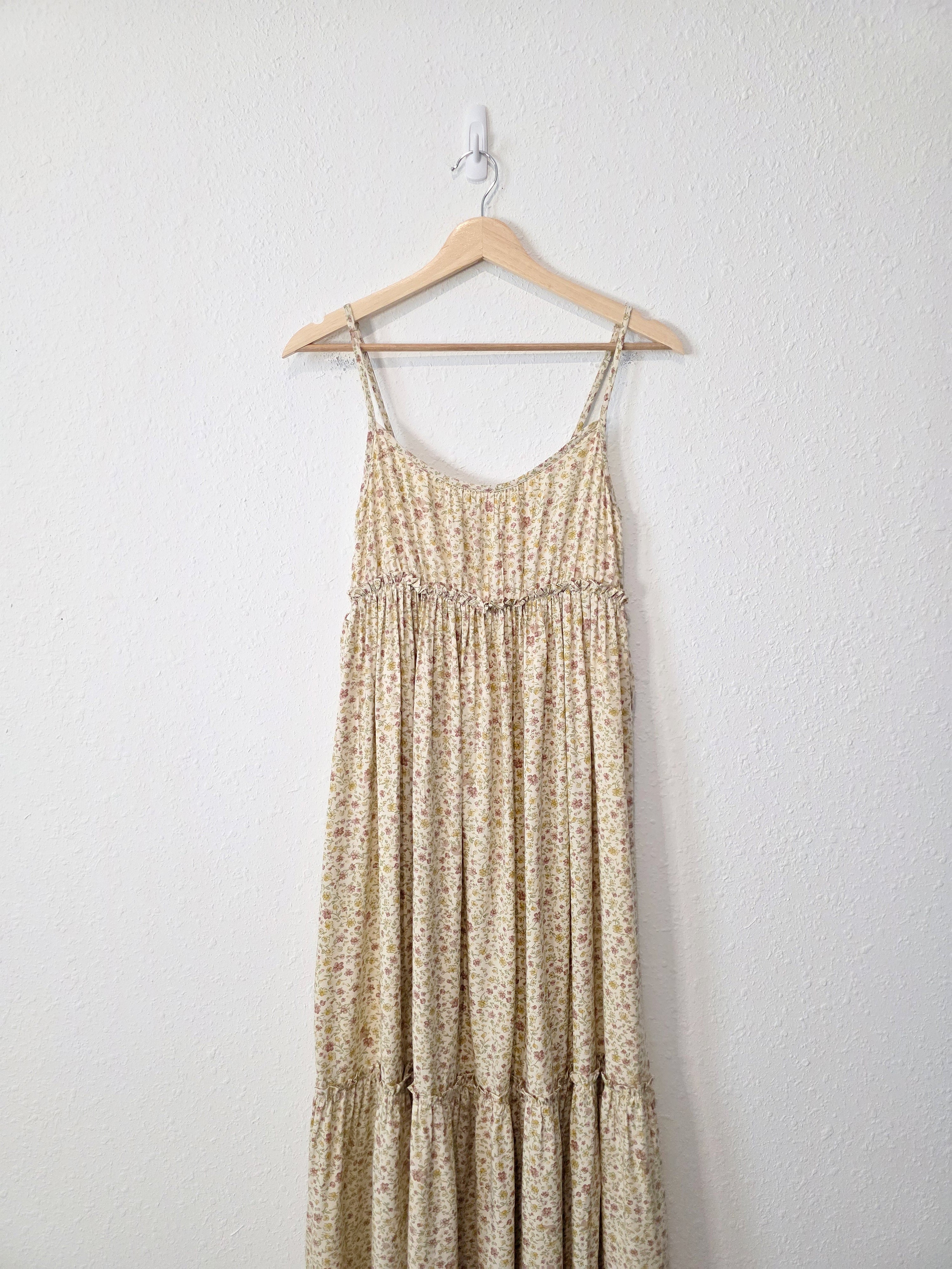 Colorful Floral Maxi Dress (XS)