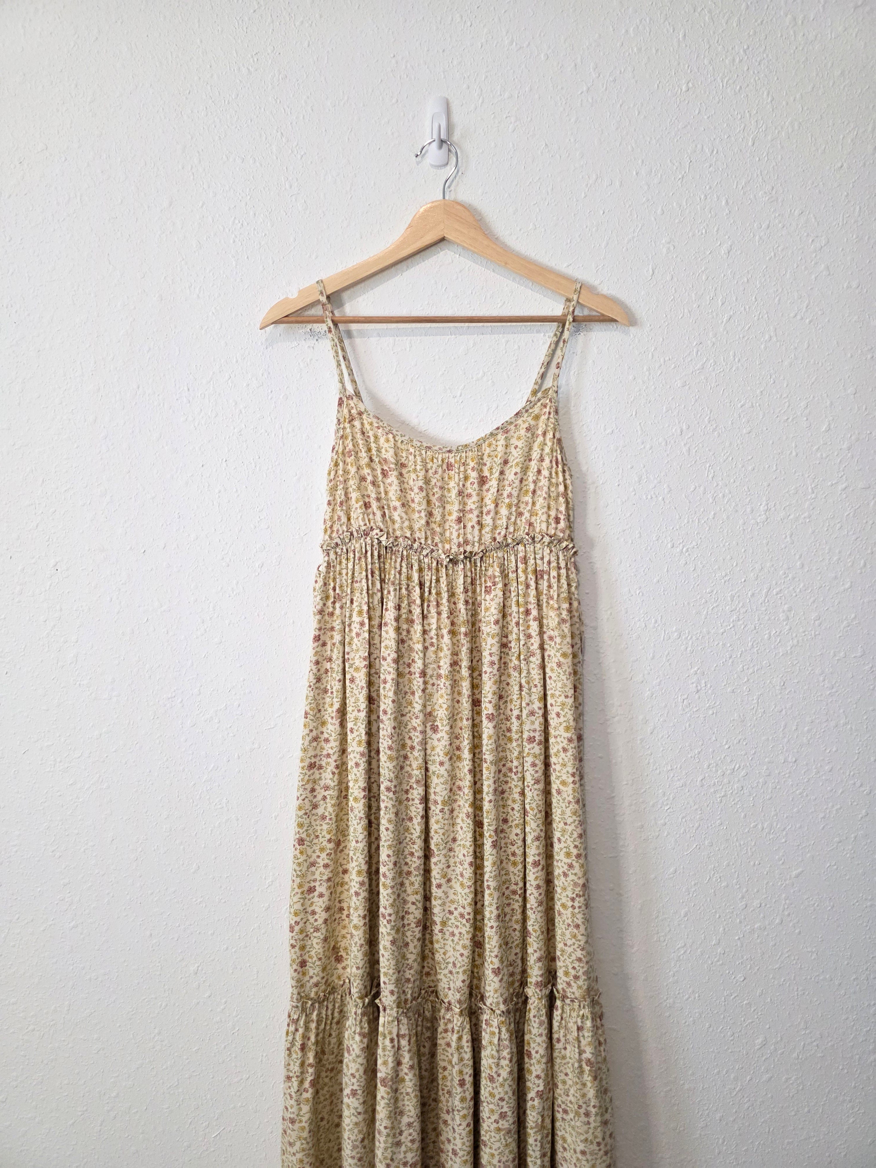 Colorful Floral Maxi Dress (XS)
