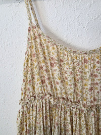 Colorful Floral Maxi Dress (XS)