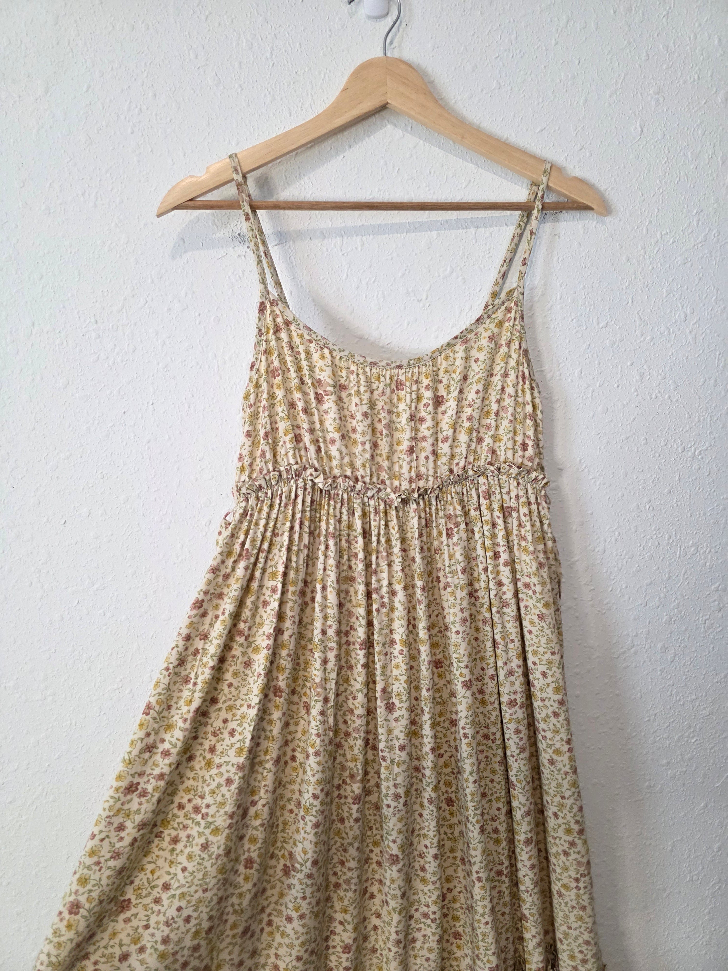 Colorful Floral Maxi Dress (XS)