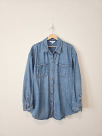 Cotton Denim Button Up (XL)