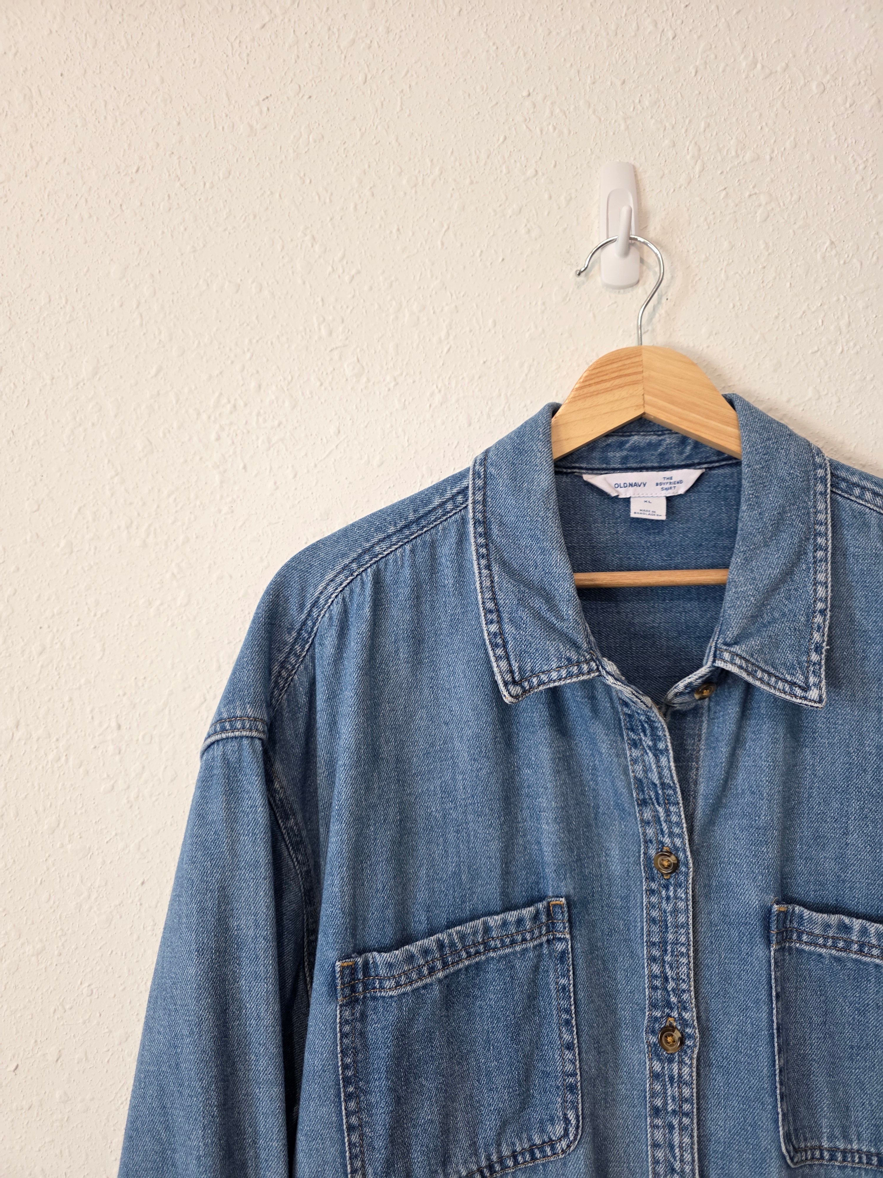 Cotton Denim Button Up (XL)