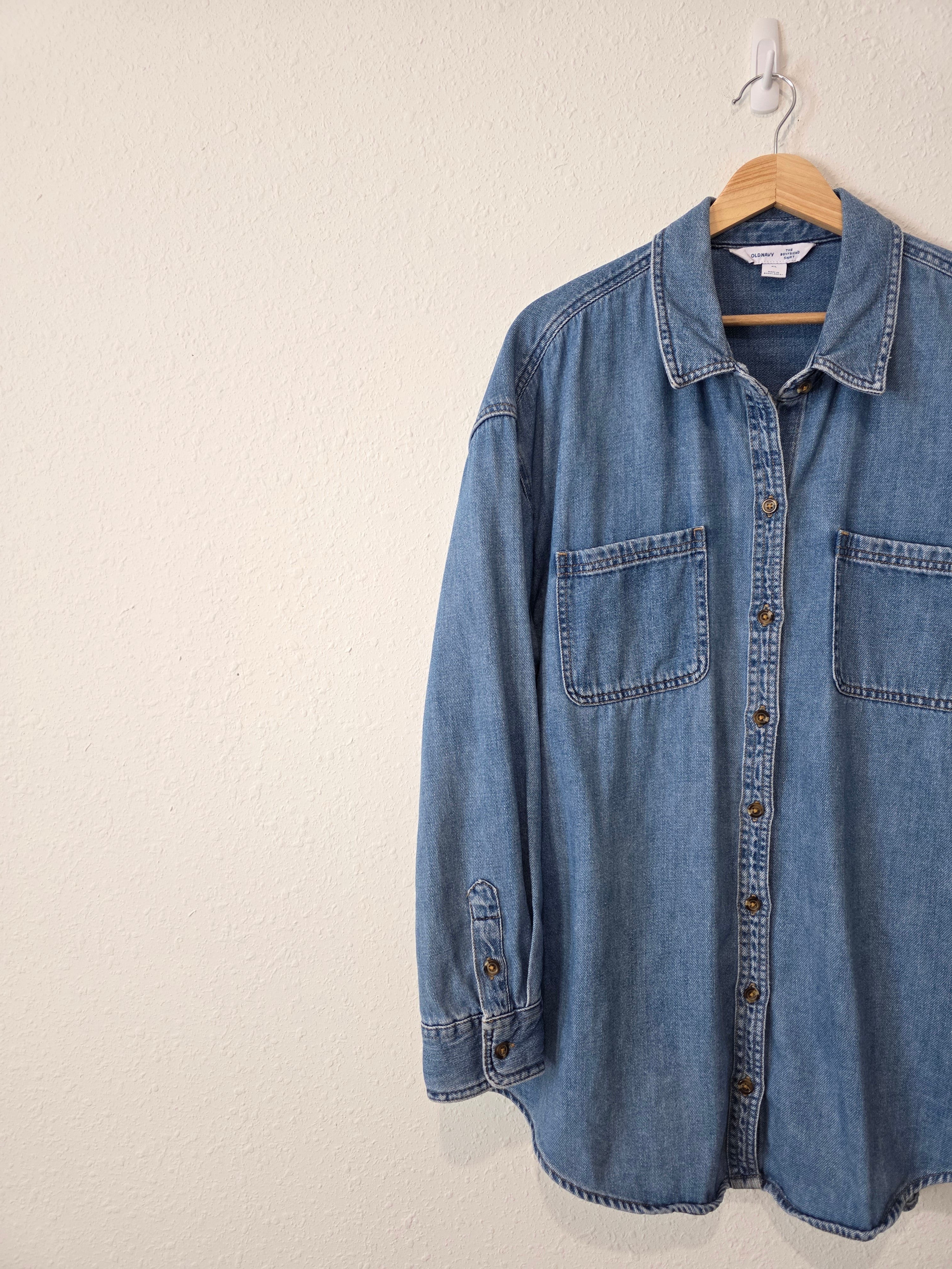 Cotton Denim Button Up (XL)