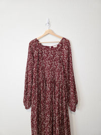 Hayden Ditsy Floral Midi Dress (1X)