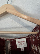 Hayden Ditsy Floral Midi Dress (1X)