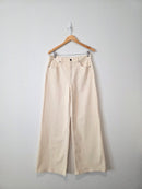 NEW Carly Jean Cream Wide Leg Jeans (11)