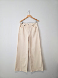NEW Carly Jean Cream Wide Leg Jeans (11)