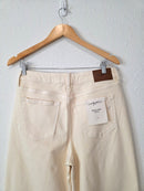 NEW Carly Jean Cream Wide Leg Jeans (11)