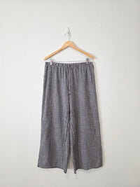 Solai Gingham Wide Leg Pants (XL)